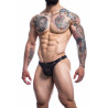 CUT4MEN String en dentelle Lace Thong Noir
